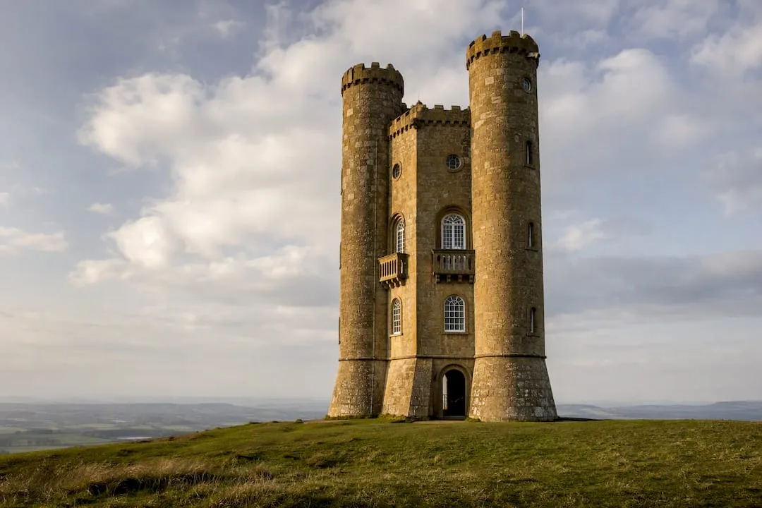 Broadway Tower on the Cotswolds escarpment