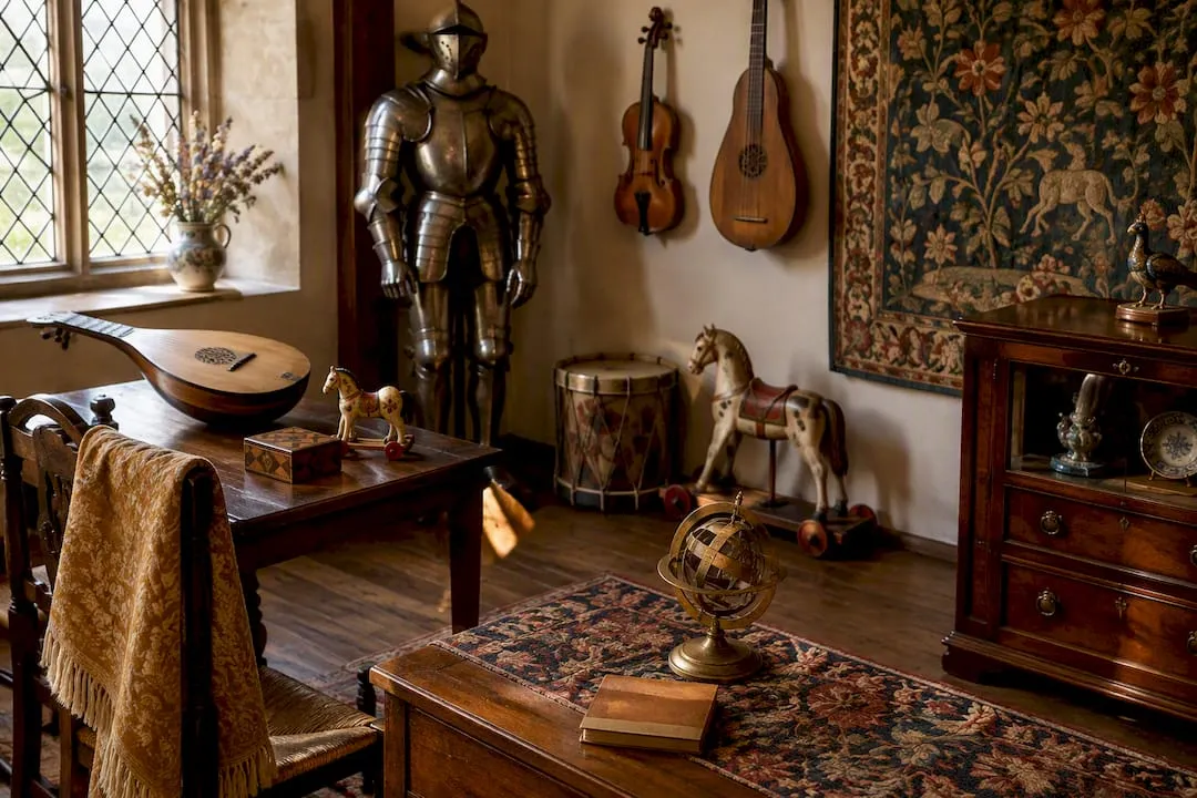 Snowshill Manor curiosity collection interior