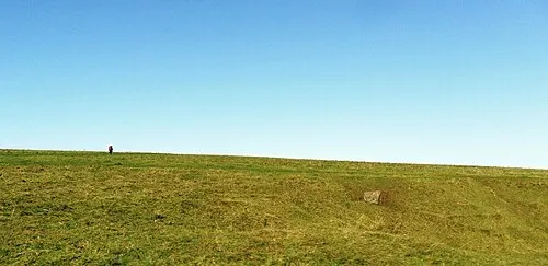 A lone walker on Selsley Common