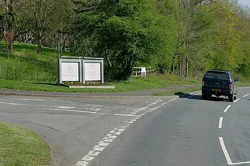 A44 passing Wood Norton Hall
