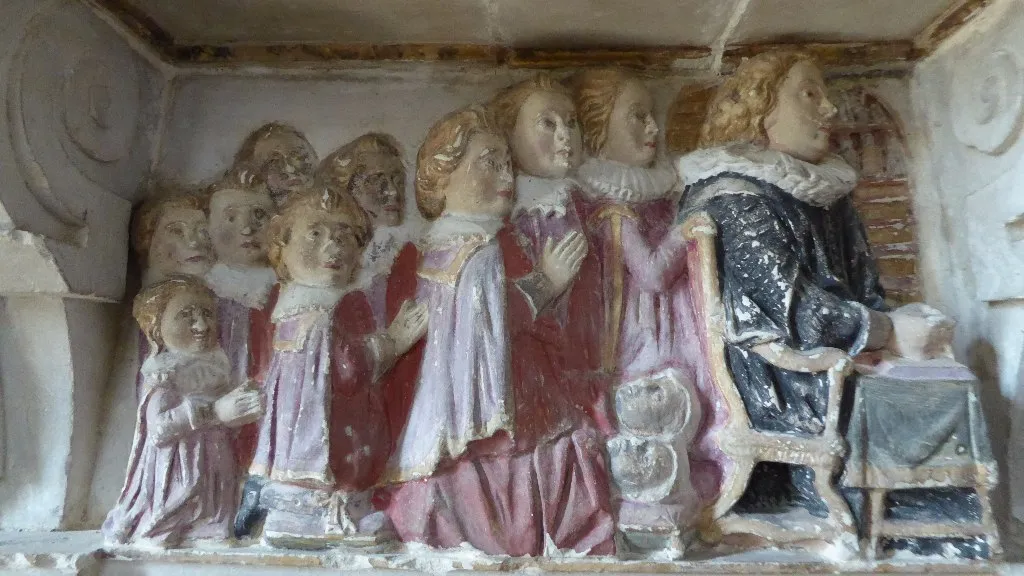 Detail on the Vaulx memorial