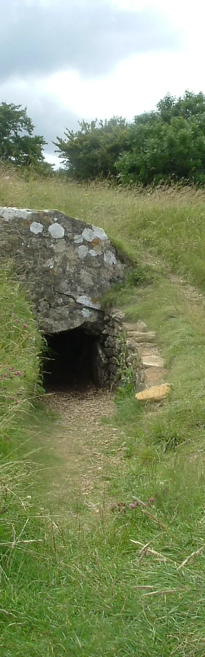Uley Long Barrow, Uley, Gloucestershire, England.
