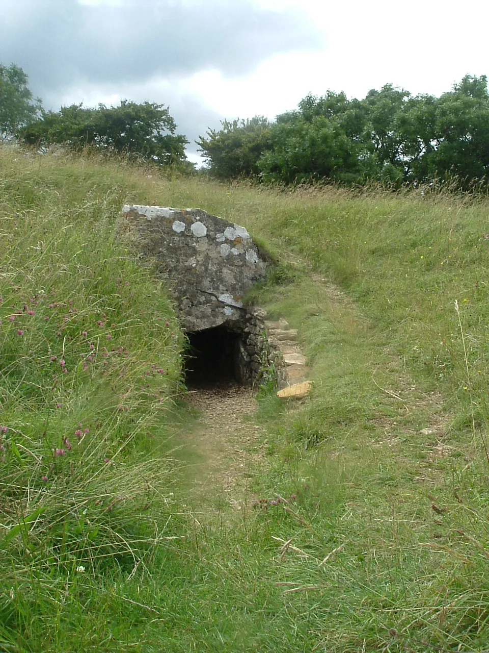 Uley Long Barrow, Uley, Gloucestershire, England.