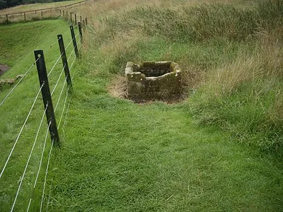 A well near the Roman Bath House at Chesters