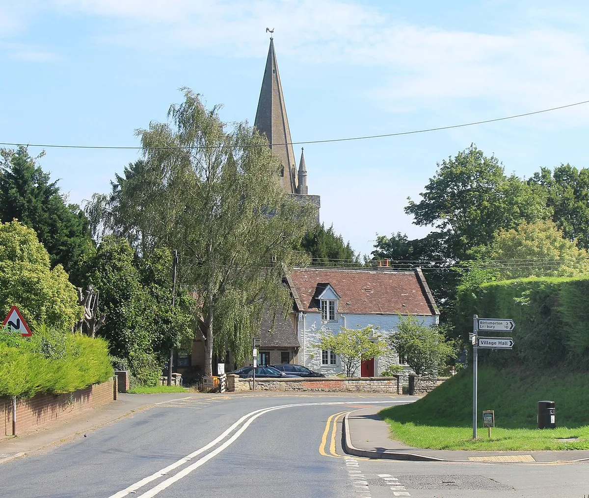 B4211 in Longdon Village