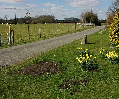 Country roadpast Bragginton Country road past Bragginton near the village of Dorsington.