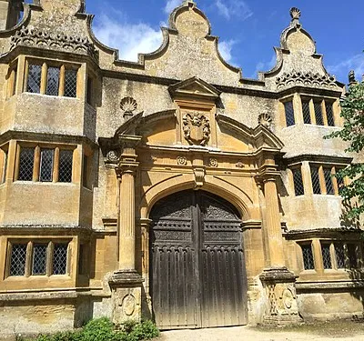 The Stanway House gatehouse was built in about 1630 and forms the entrance to Stanway House - a Jacobean manor house near the village of Stanway in Gloucestershire, England.