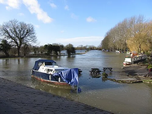 A swollen River Thames at Lechlade