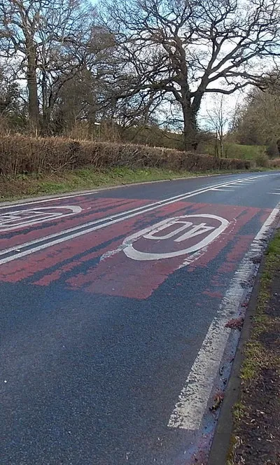 40 to 50 north of Stroud