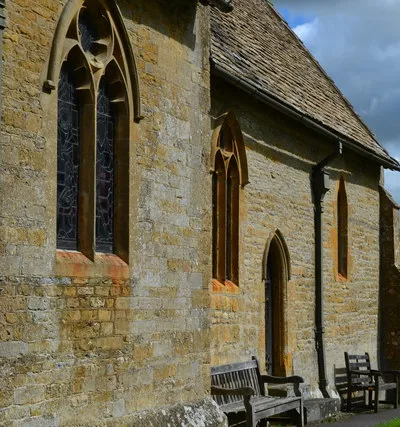 Church detail at Upper Slaughter