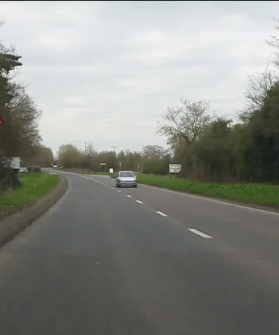 A38 approaching the Puckrup junction