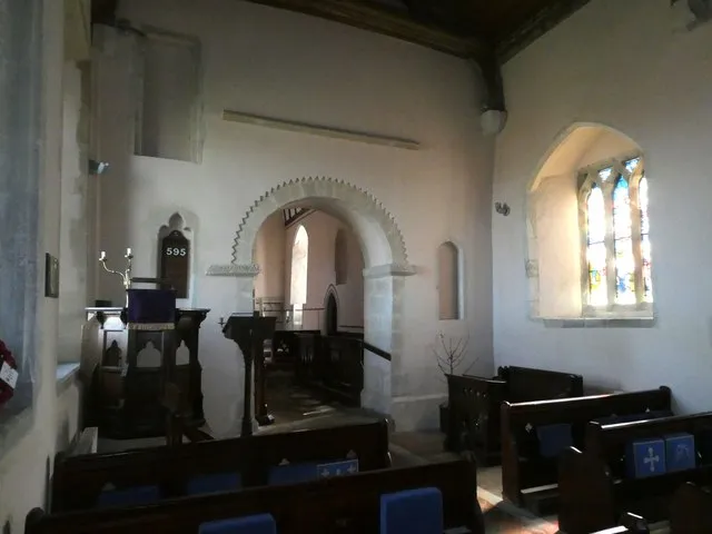 A peep inside St Michael, Letcombe Bassett
