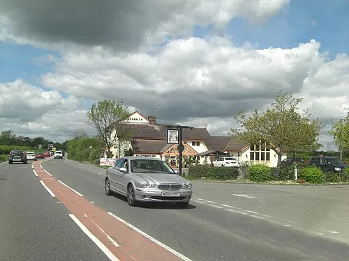 A3102 passes Sally Pussey's Inn