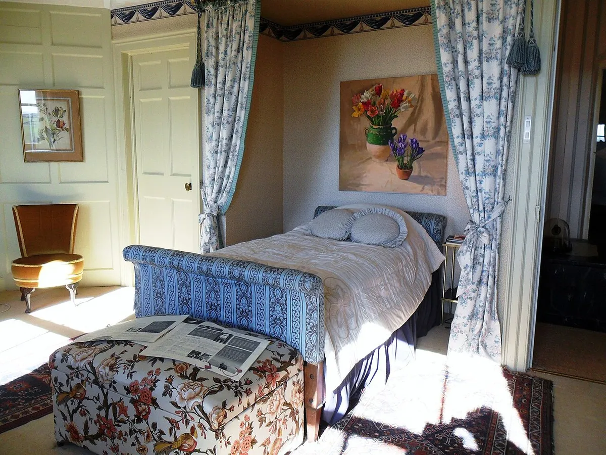 A bedroom at Newark Park House