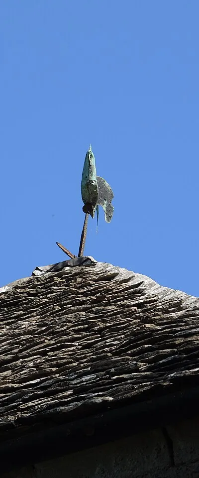 A sad cockerel on top of St Bartholomew's