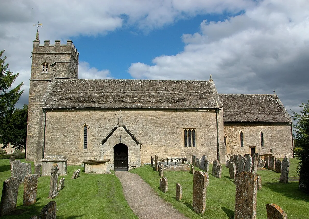 Church of England parish church of St Bartholomew, Ducklington, Oxfordshire: view from the south