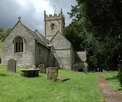 Compton Abdale Church Compton Abdale church is dedicated to St Oswald and was mostly rebuilt in the 15th century, until the Dissolution the church was in the possession of Gloucester's Priory of St Oswald.