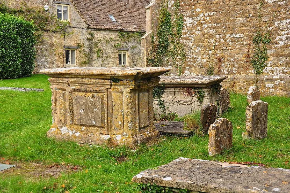 Chest Tombs, Parish Church, Foxley, Wiltshire 2020