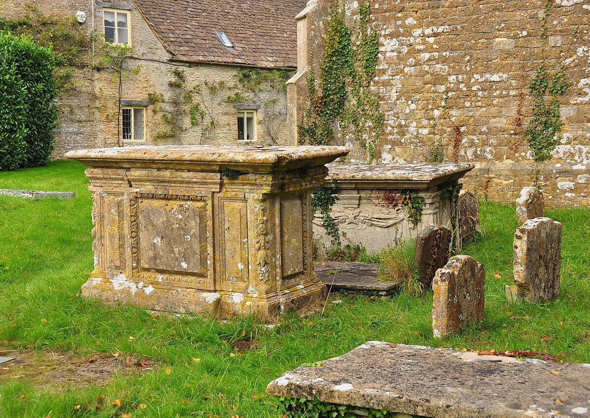 Chest Tombs, Parish Church, Foxley, Wiltshire 2020