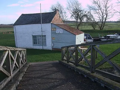 Anchor Boat Club building on the River Thames