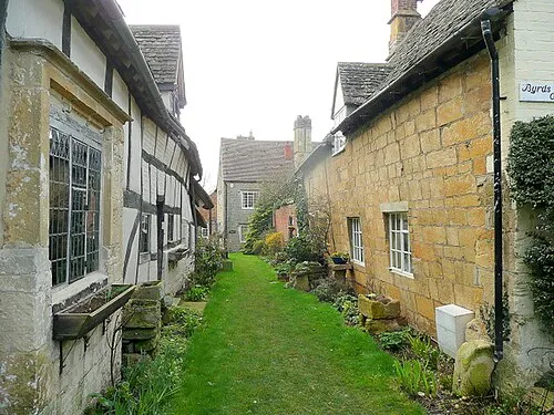 Ancient village lane, Bretforton