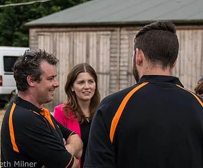 Boris John (Mayor of London) visited Wiltshire Chilli Farm on 2 Sep 14 with Michelle Donelan, Conservative PPC for Chippenham
