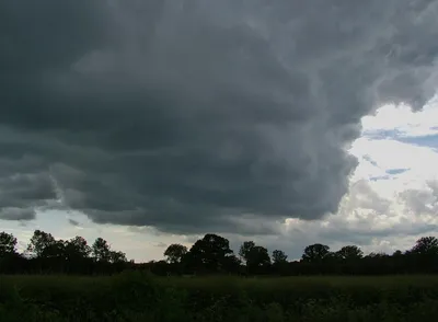 Black clouds developing South of Ledbury