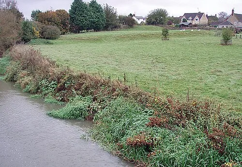 Motte and Bailey, Ascott Earl The original structure was probably wooden, so now there's only earth banks to see.