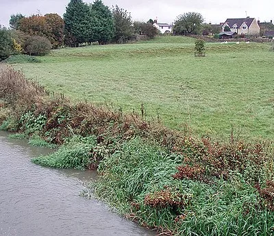 Motte and Bailey, Ascott Earl The original structure was probably wooden, so now there's only earth banks to see.