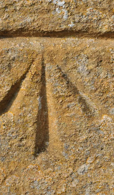 Benchmark, Stanway church