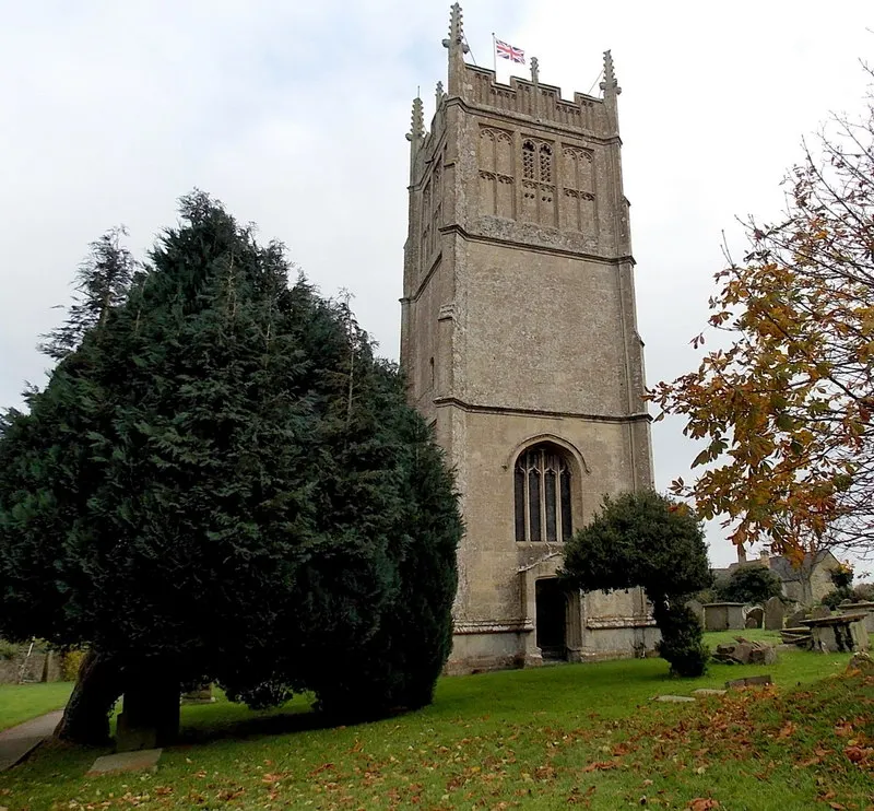 15th century church tower, Burton