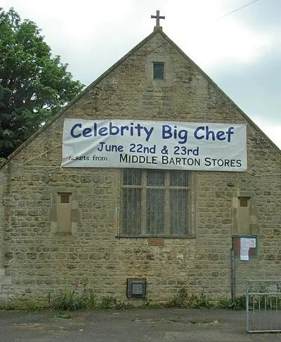 Middle Barton, Oxfordshire: Church Mission and Temperance Hall, built 1888.