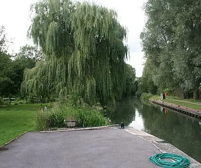 End of the lock End of the lock before you get into the cut.