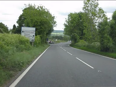 A436 approaching the Kilkenny junctions