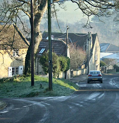 Ashley Looking north east toward the A4.