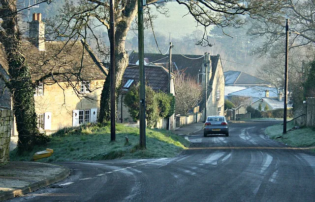Ashley Looking north east toward the A4.