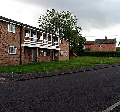 Residential Area not far from Enborne. This square is mostly residential area.