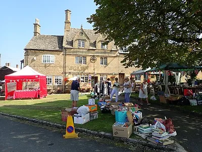 Boot sale on the village green