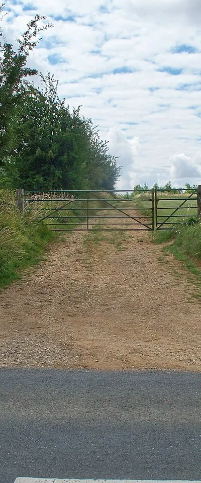 Bridleway from the road