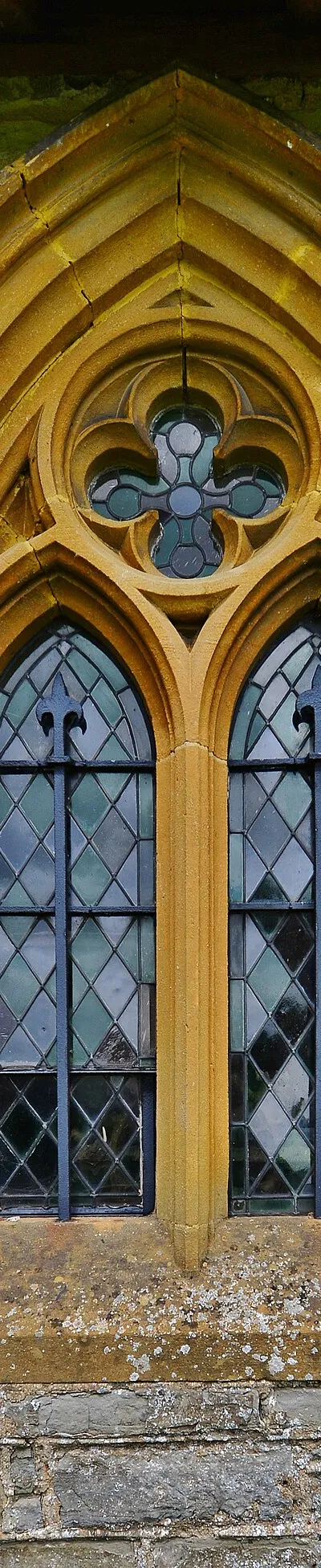 Besford, St.Peter's Church: Victorian south window 1