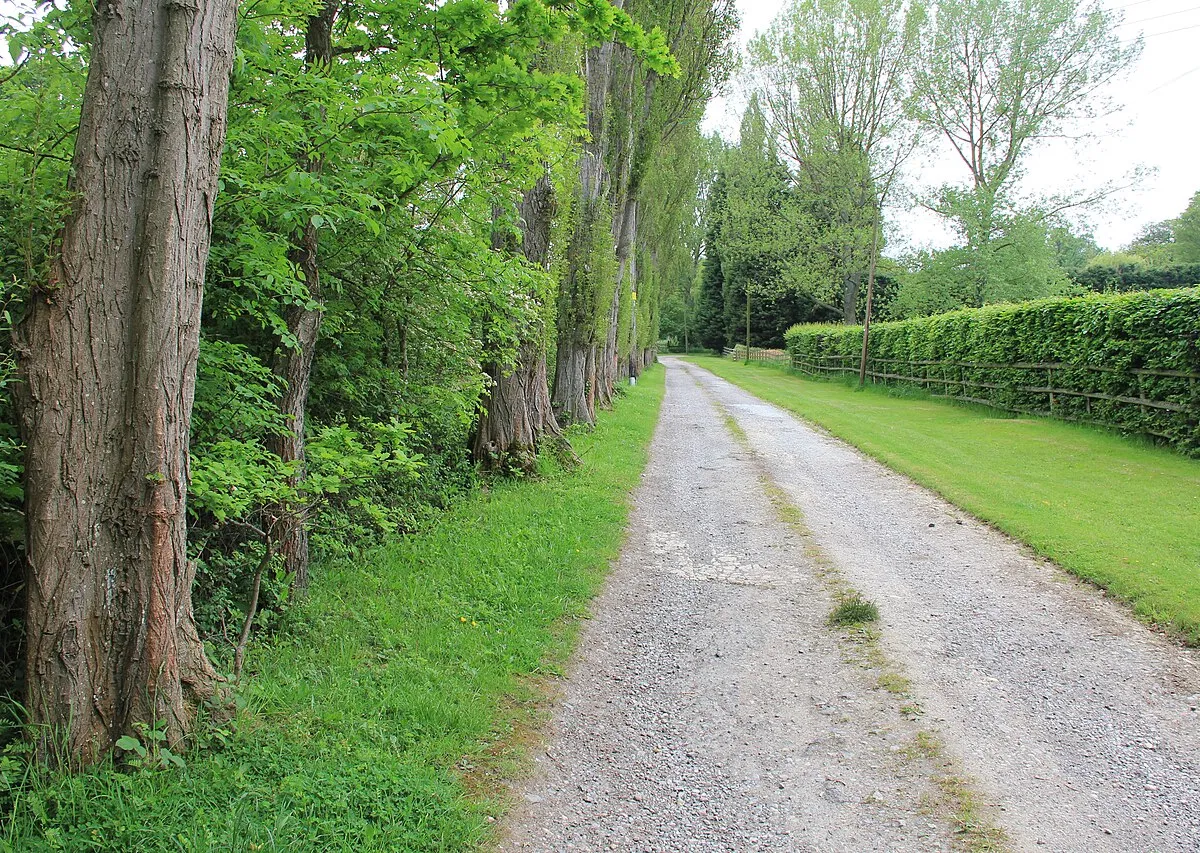 Access drive to Greenacre Farm
