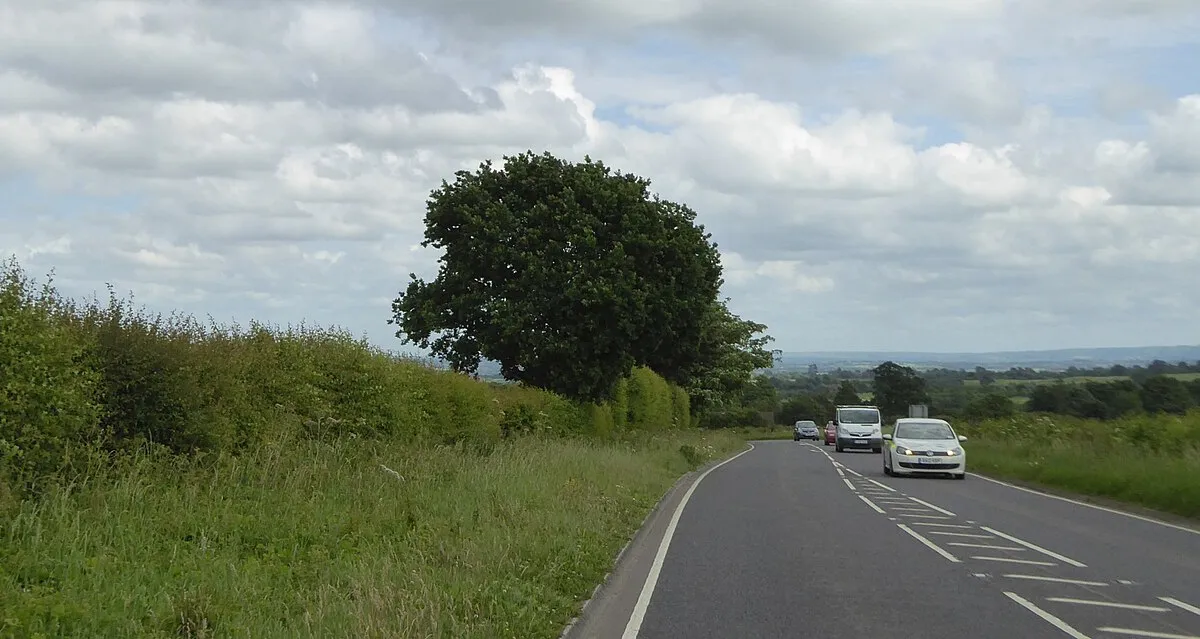 A363, "Sally in the Wood" road, west of Farleigh Wick