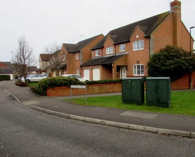 Arkendale Drive telecoms cabinets, Hardwicke