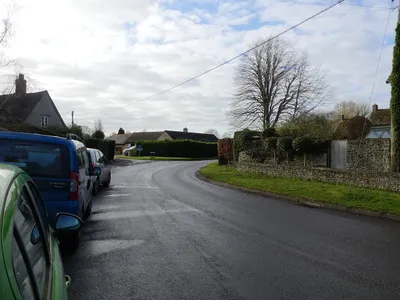 Bend in the road, Somerford Keynes