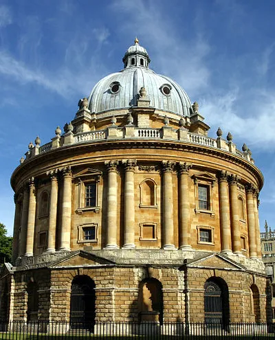 The Radcliffe Camera in Radcliffe Square, Oxford, England.