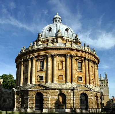 The Radcliffe Camera in Radcliffe Square, Oxford, England.