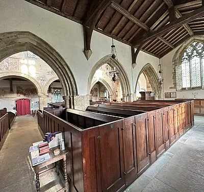 Box pews in St Peter