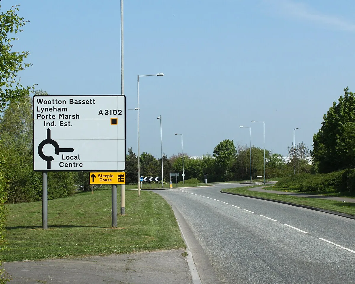 2011 : A3102 Greenacres Way, Calne bypass