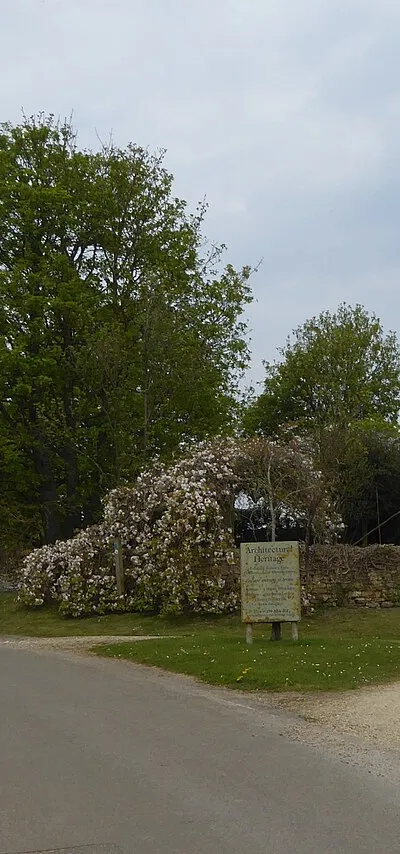 Advert for a business in Taddington