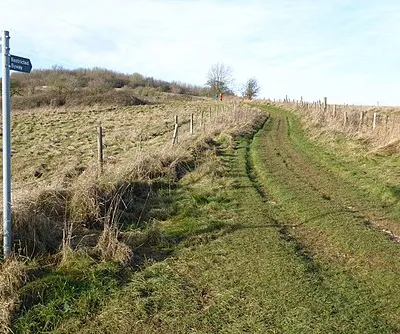 A junction of rights of way